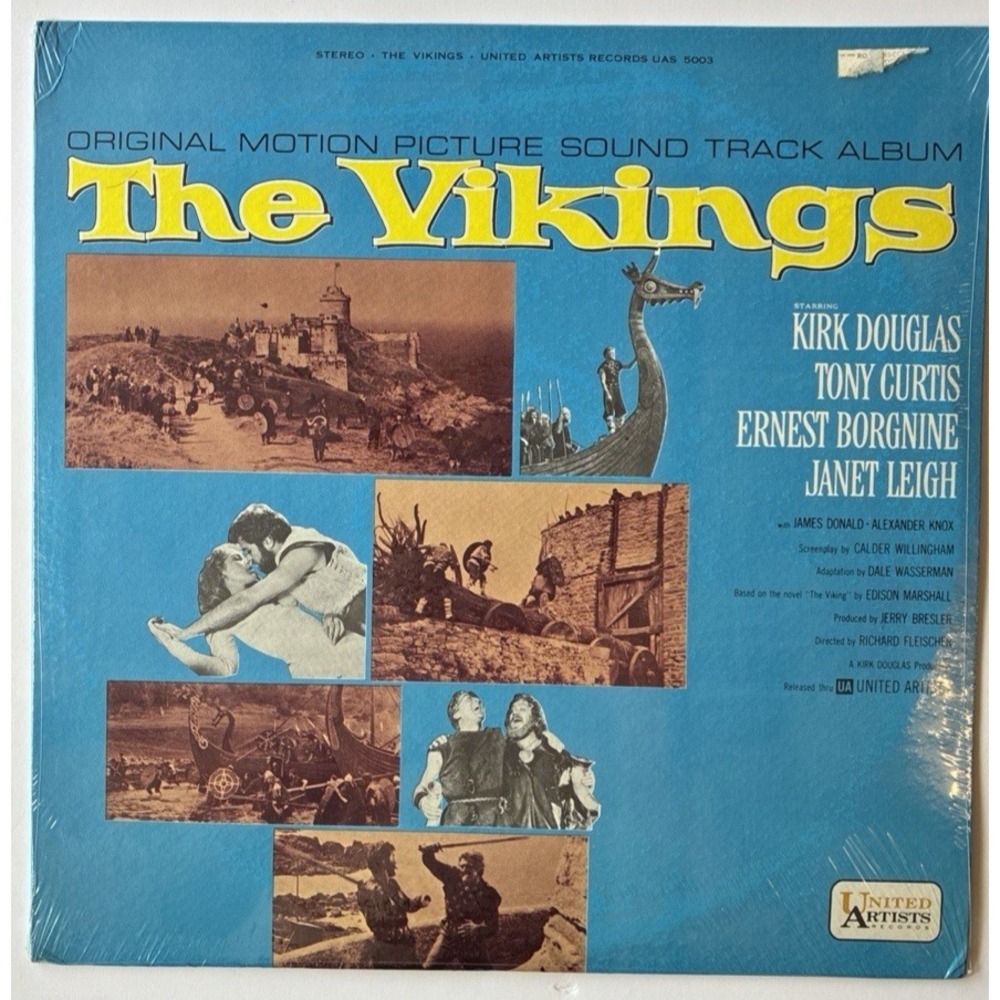 VIKINGS United Artists UAS50003 Soundtrack SEALED (L8)